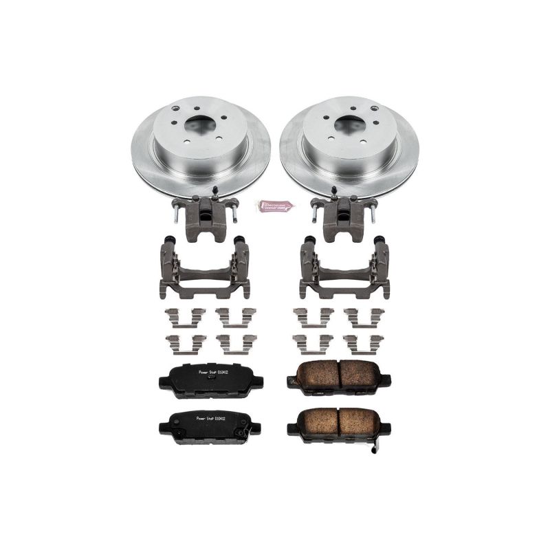 Power Stop Rear Autospecialty Brake Kit w/ Calipers Infiniti M37 2011-2013 /M35h 2012-2013 / Q50 2014-2017 / Q60 2017 / Nissan Murano 2009-21 / Pathfinder 2013-2019 / Quest 2011-2017 | KCOE2427A