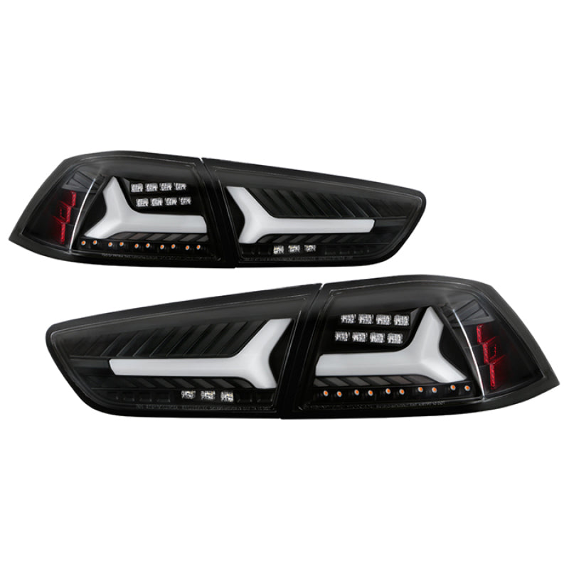 Spyder V2 LED Tail Lights Black Mitsubishi Lancer 2008-2014 / Evolution X 2008-2014 | 5088130