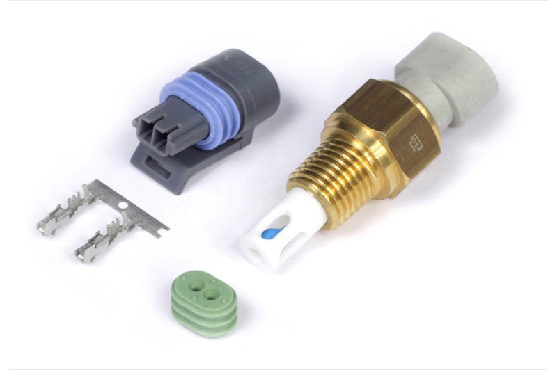 Haltech Nissan Z32 300ZX Air Temp Sensor 1/4 NPT Thread | Incl Delphi Plug & Pins | HT-010204