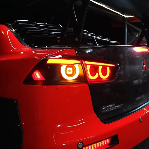 Archaic Full LED Tail Lights Assembly For Mitsubishi Lancer EVO X 2008-2020,JDM Style