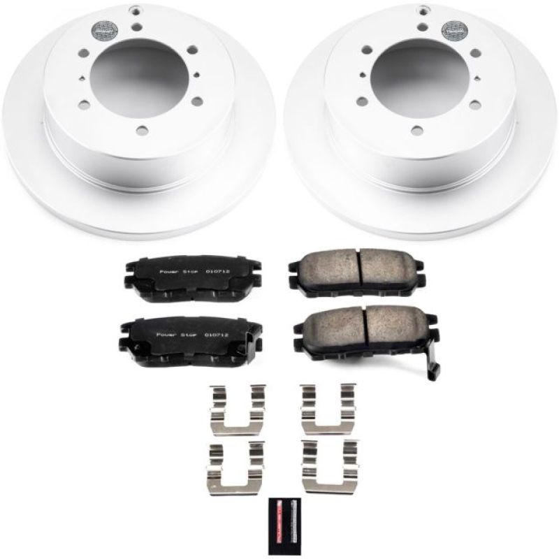 Power Stop Rear Z17 Evolution Geomet Coated Brake Kit Mitsubishi Montero 1991-2000 | CRK5022
