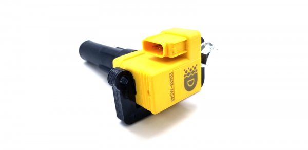 DELICIOUS TUNING 02-14 WRX / 04+ STI SET OF FOUR | 4 OEM+ COIL PACKS | YELLOW | DT_SUB1_COIL_R540