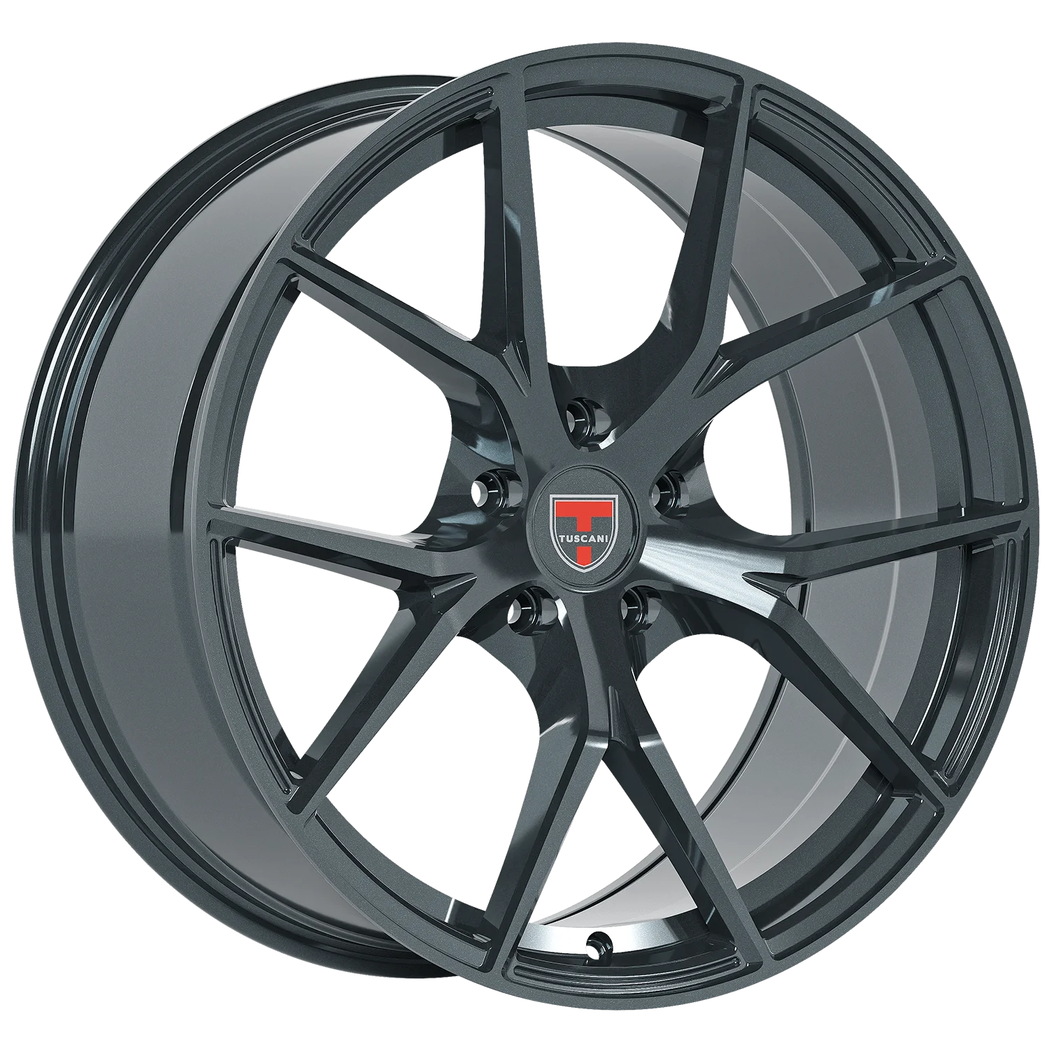 Tuscani 205 205G 18x8 +40 Gunmetal Gray