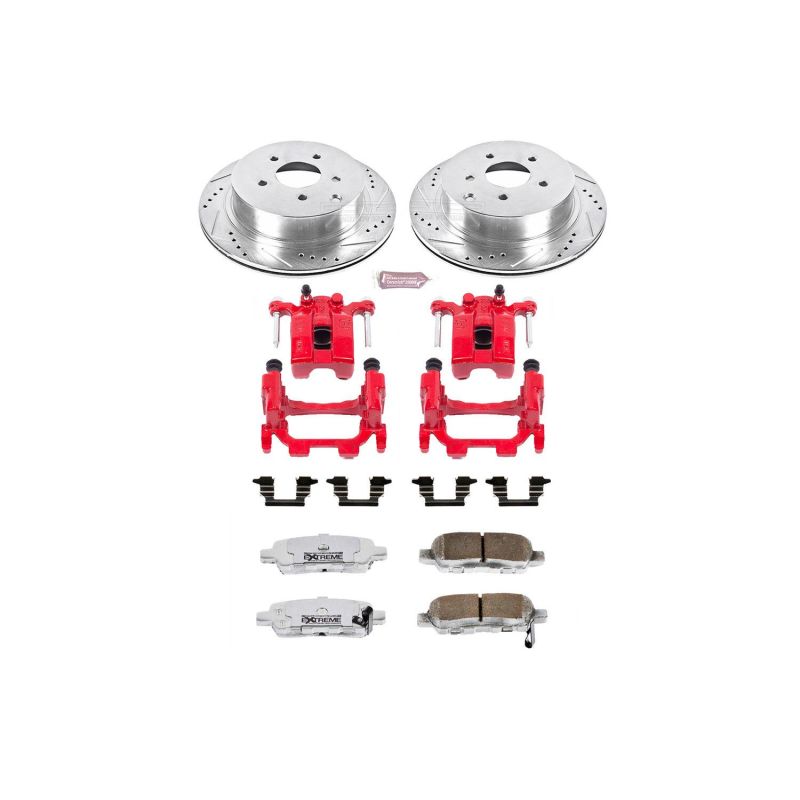 Power Stop Rear Z26 Street Brake Kit w/ Calipers Infiniti M37 2011-2013 /M35h 2012-2013 / Q50 2014-2017 / Q60 2017 / Nissan Murano 2009-21 / Pathfinder 2013-2019 / Quest 2011-2017 | KC2427A-26