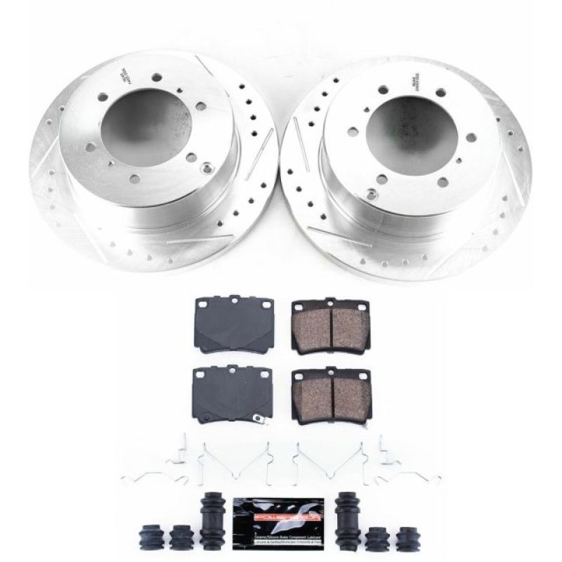 Power Stop Rear Z23 Evolution Sport Brake Kit Mitsubishi Montero Sport 1997-2004 | K5160