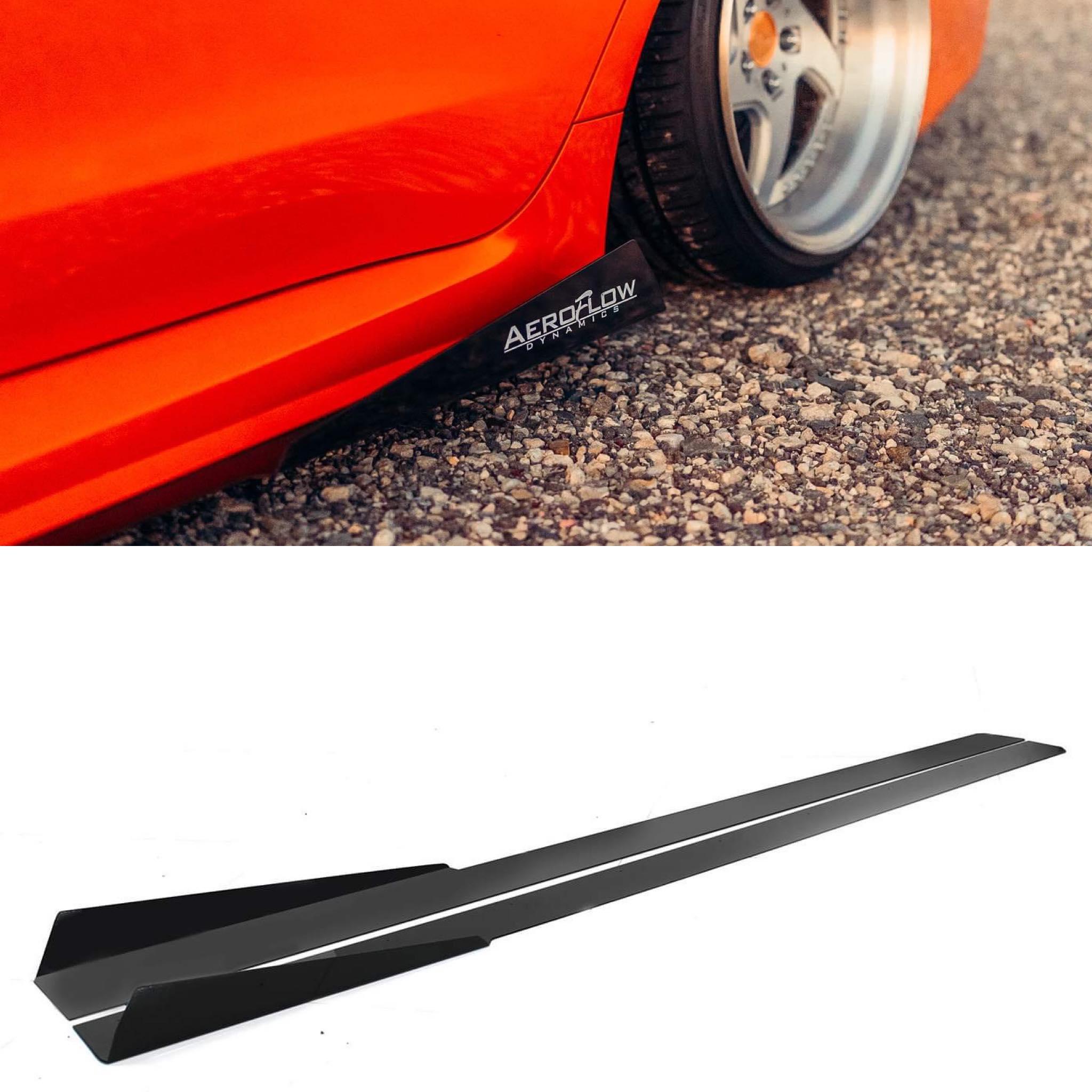 AeroFlowDynamics [15 - 21 WRX/STI] Side Skirt Extension V7