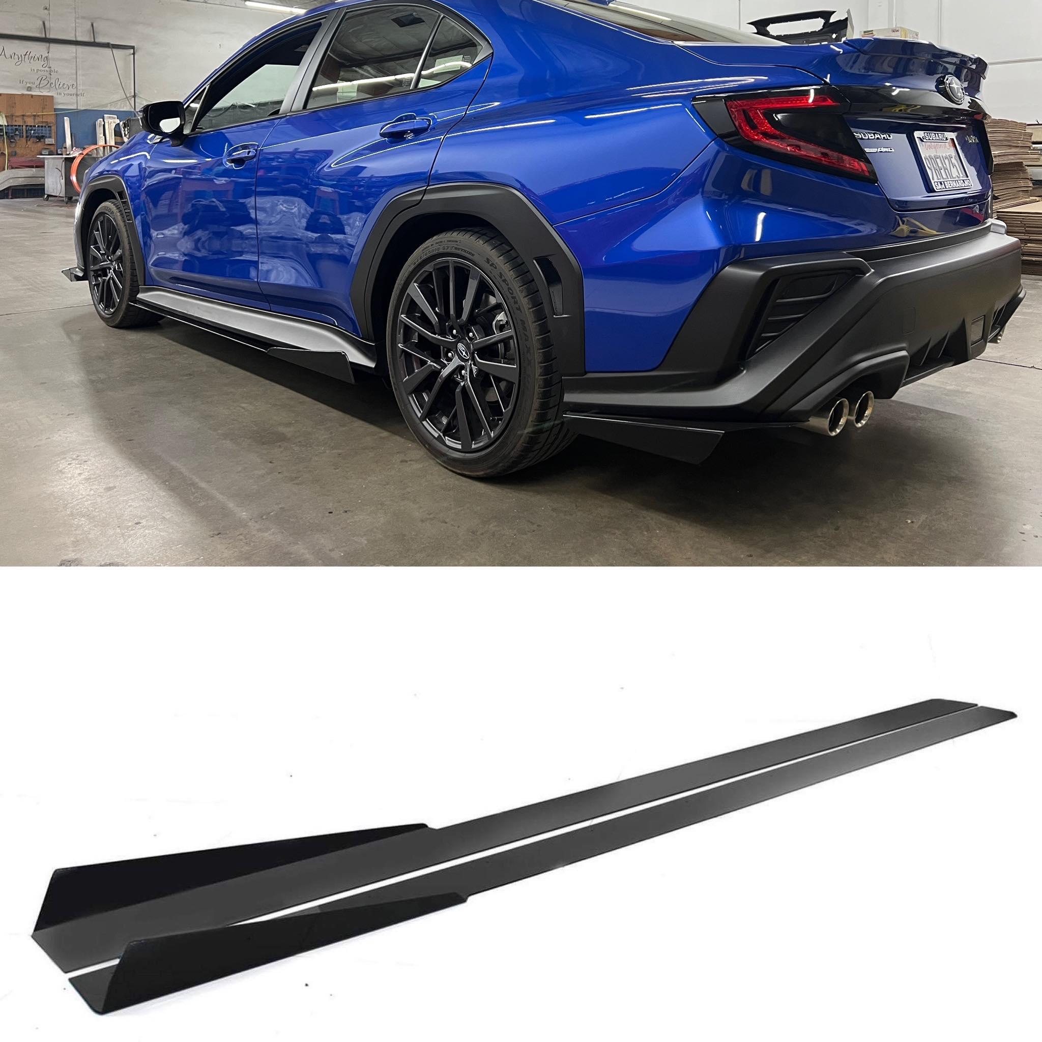 AeroFlowDynamics [22-25 WRX] Side Skirt Extension V7