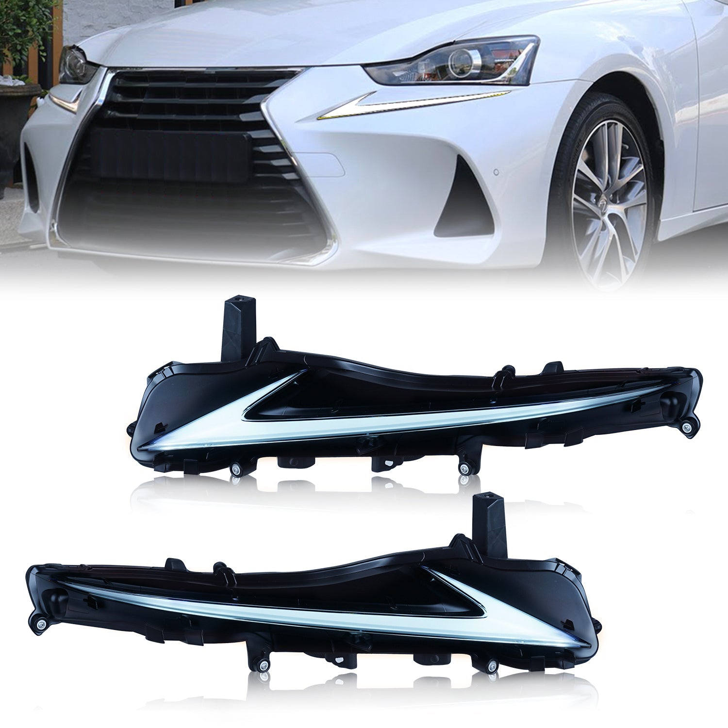 Archaic LED Daytime Running Light For Lexus IS250 2016-2022