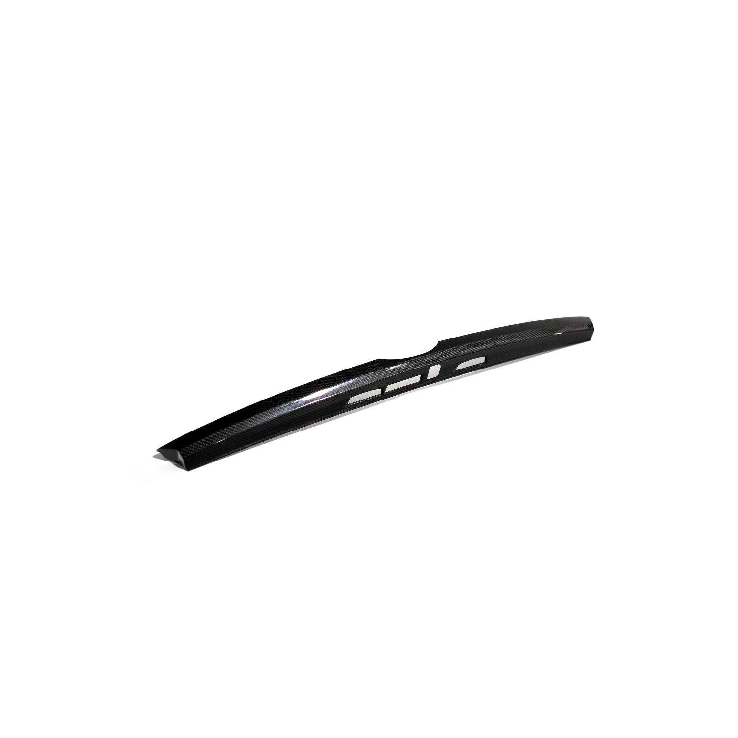 JDMuscle [22-25 WRX] Tanso Dry Carbon Fiber Trunk Garnish Trim Cover w/ Gloss Finish