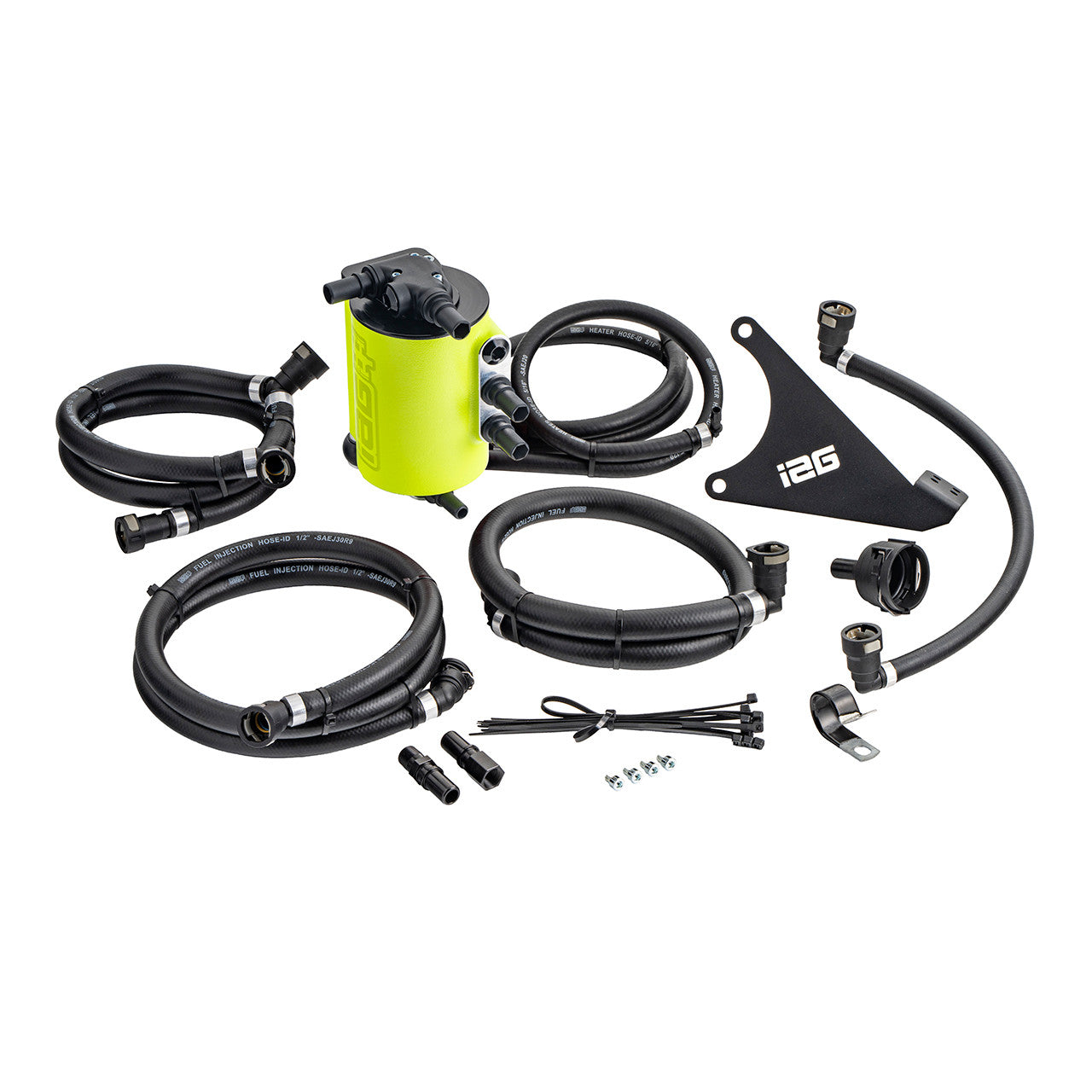 IAG [22-25 WRX] Air / Oil Separator - Neon Yellow | IAG-ENG-7188NY