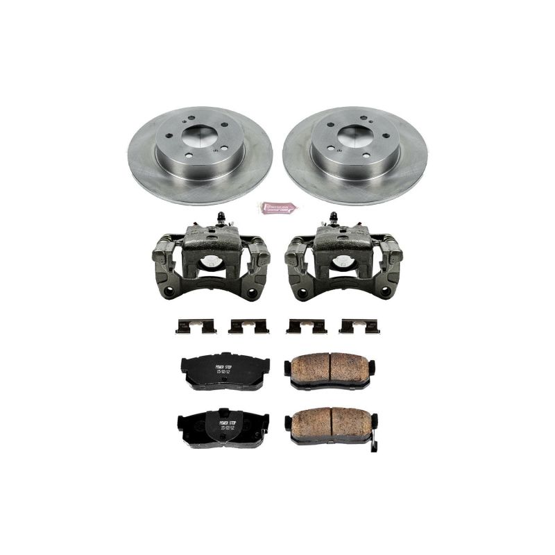 Power StopRear Autospecialty Brake Kit w/ Calipers Infiniti I30 1996-2001 / Nissan Maxima 1995-2001 | KCOE1168