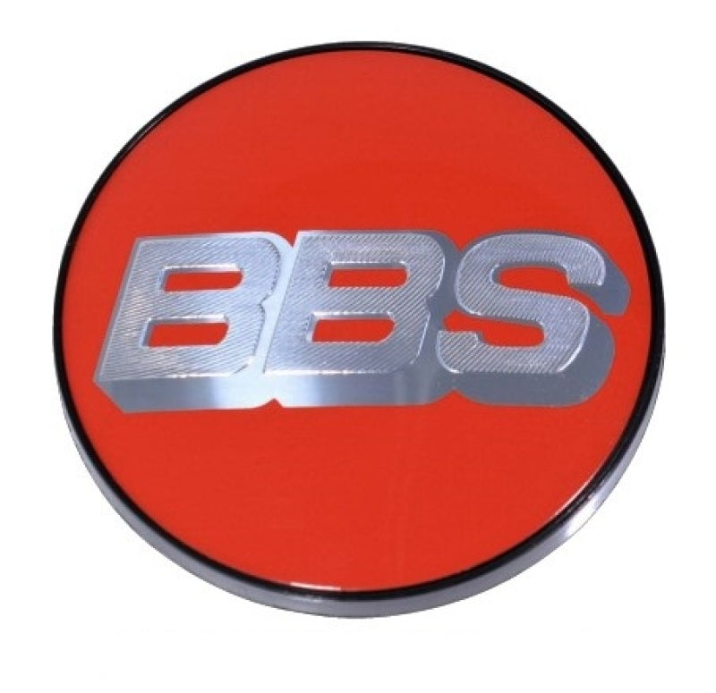 BBS Center Cap 70.6mm Red/Silver | 4-Tab | 10.02.3605