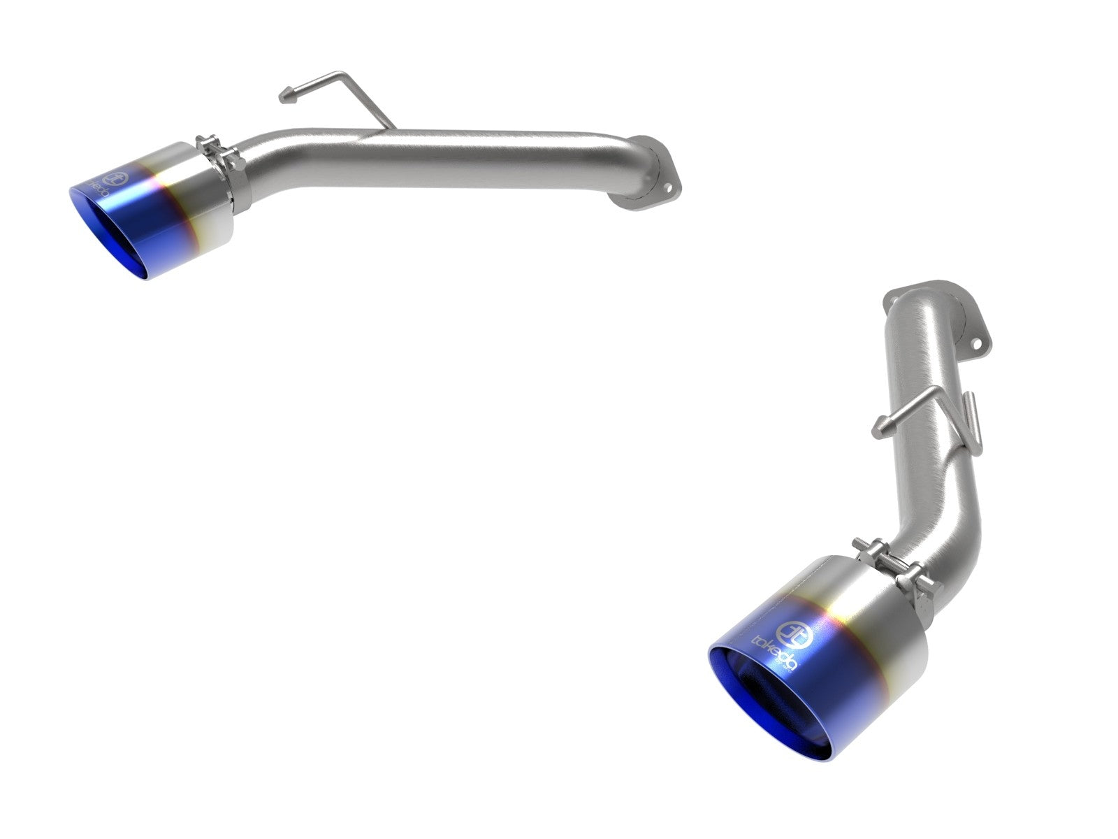 aFe 23-24 Nissan Z V6-3.0L | tt Takeda Stainless Steel Axle-Back Exhaust System w/ Blue Flame Tip | 49-36137-L