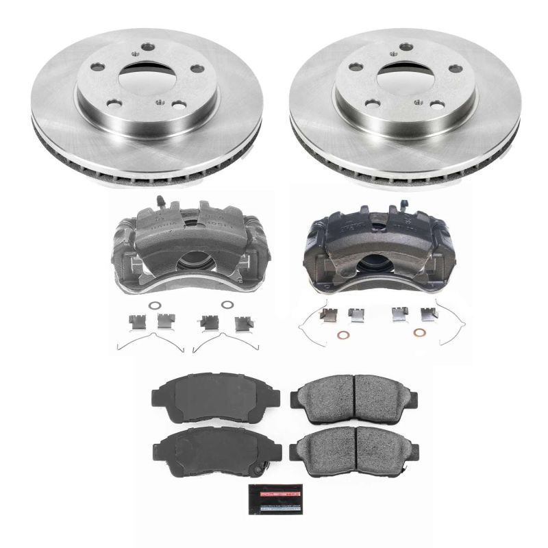 Power Stop Front Autospecialty Brake Kit w/ Calipers Toyota Camry 1997-2001 | KCOE1052A