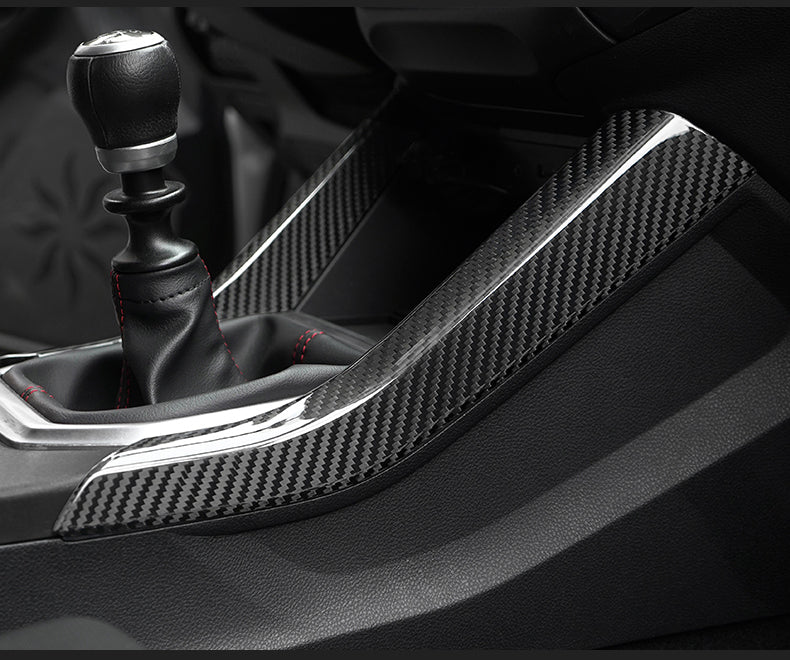 JDMuscle [22-25 WRX] Tanso Dry Carbon Fiber Center Console Side Trim Covers
