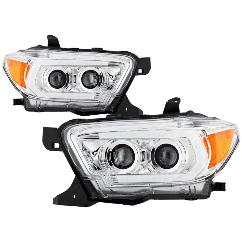 Spyder Signature Projector Headlights Chrome Toyota Tacoma 2016-2018 | 5086570