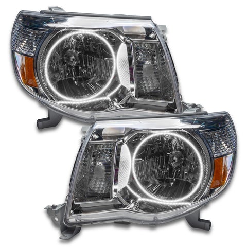 Oracle Pre-Assembled Halo Headlights SMD White Toyota Tacoma 2005-2011 | orl8109-001
