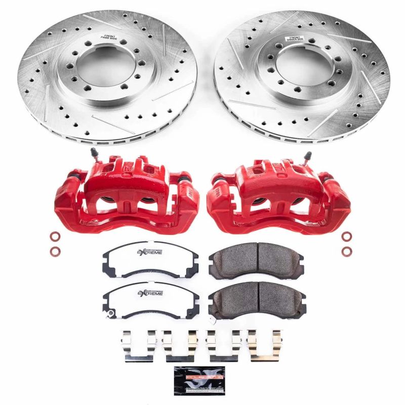Power Stop Front Z26 Street Brake Kit w/ Calipers Mitsubishi Montero 1991-2004 | KC4981-26