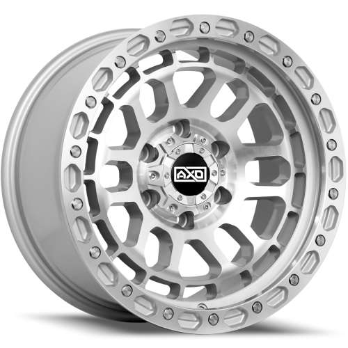 AXD Offroad AS417x8.5 0 Silver with Machined Spoke Faces and Lip Accents