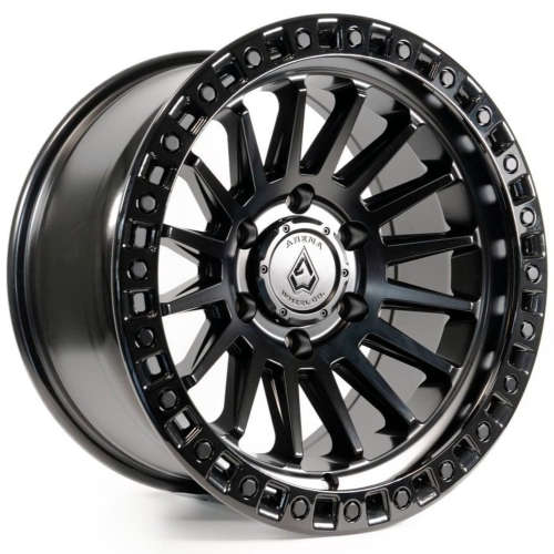 Arena Mesa A101 20x9 0 Satin Black with a Gloss Black Lip Ring