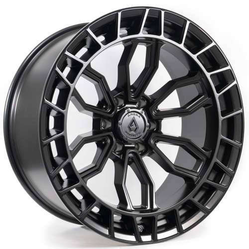 Arena Recon A102 17x9 +1 Satin Black