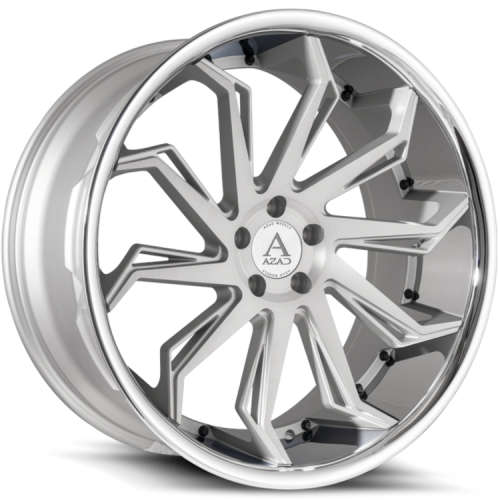 Azad AZ110122x9 +30 Brushed Silver with a Stainless Steel Lip