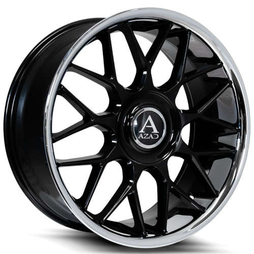 Azad AZV0222x9.5 +25 Gloss Black with a Stainless Steel Lip