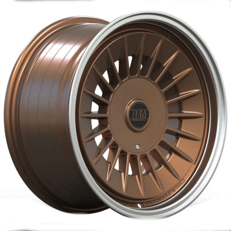 DTM DTM-RW2016x8 +20 Gloss Bronze with a Machined Lip