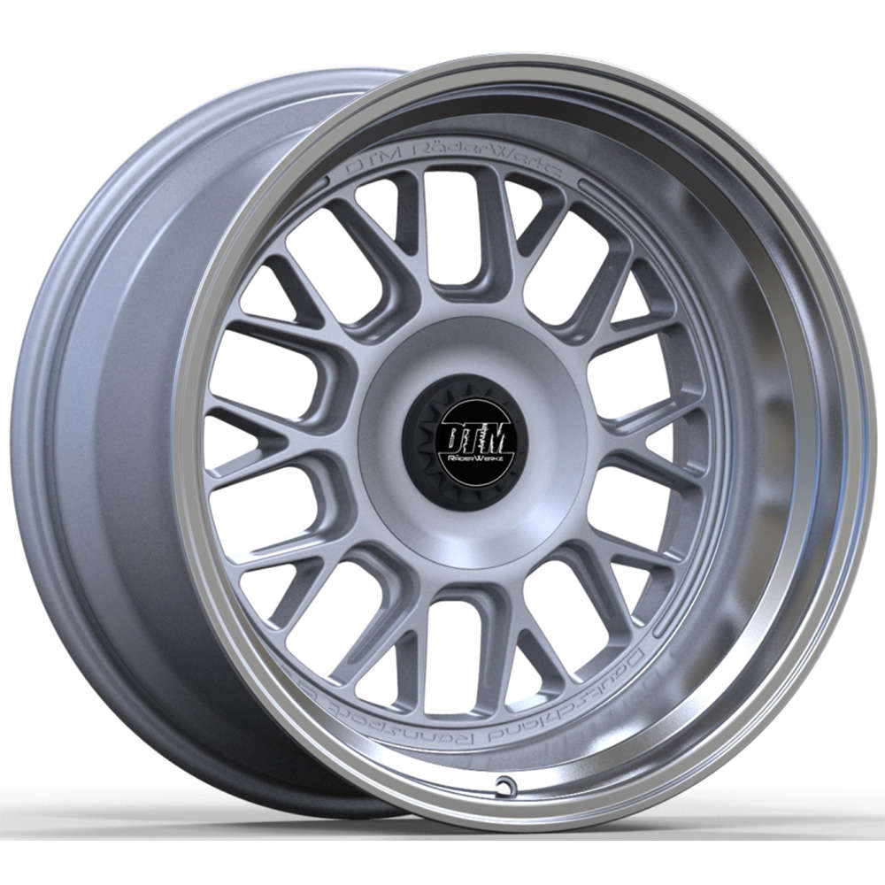DTM DTM-WB1018x9.5 -30 Matte Silver with a Machined Lip