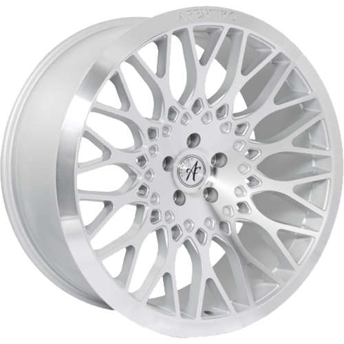 ESM AF122x10.5 +20 Silver with Machined Spoke Faces