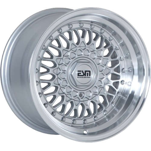 ESM ESM-002R15x7 +15 Silver with a Machined Lip