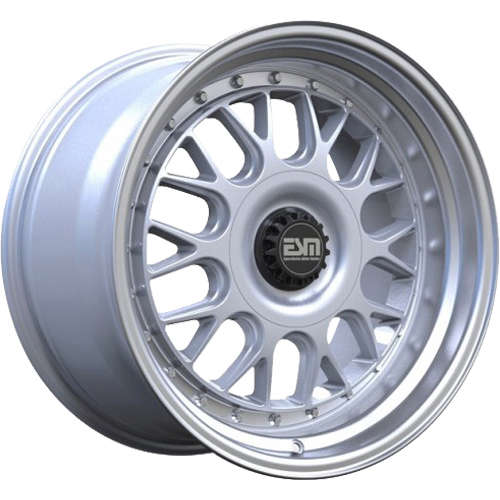 ESM ESM-004M18x9.5 +40 Silver with a Machined Lip