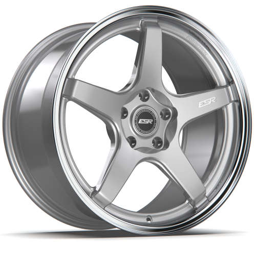 ESR AP5C19x8.5 +40 Hypersilver with a MachinedLip