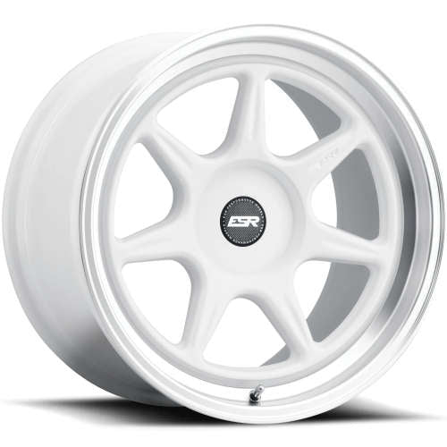 ESR CR718x10.5 +30 Gloss White with a Machined Lip