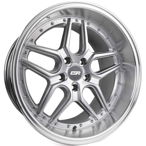 ESR CS1518x9.5 +15 Hypersilver with a Machined Lip