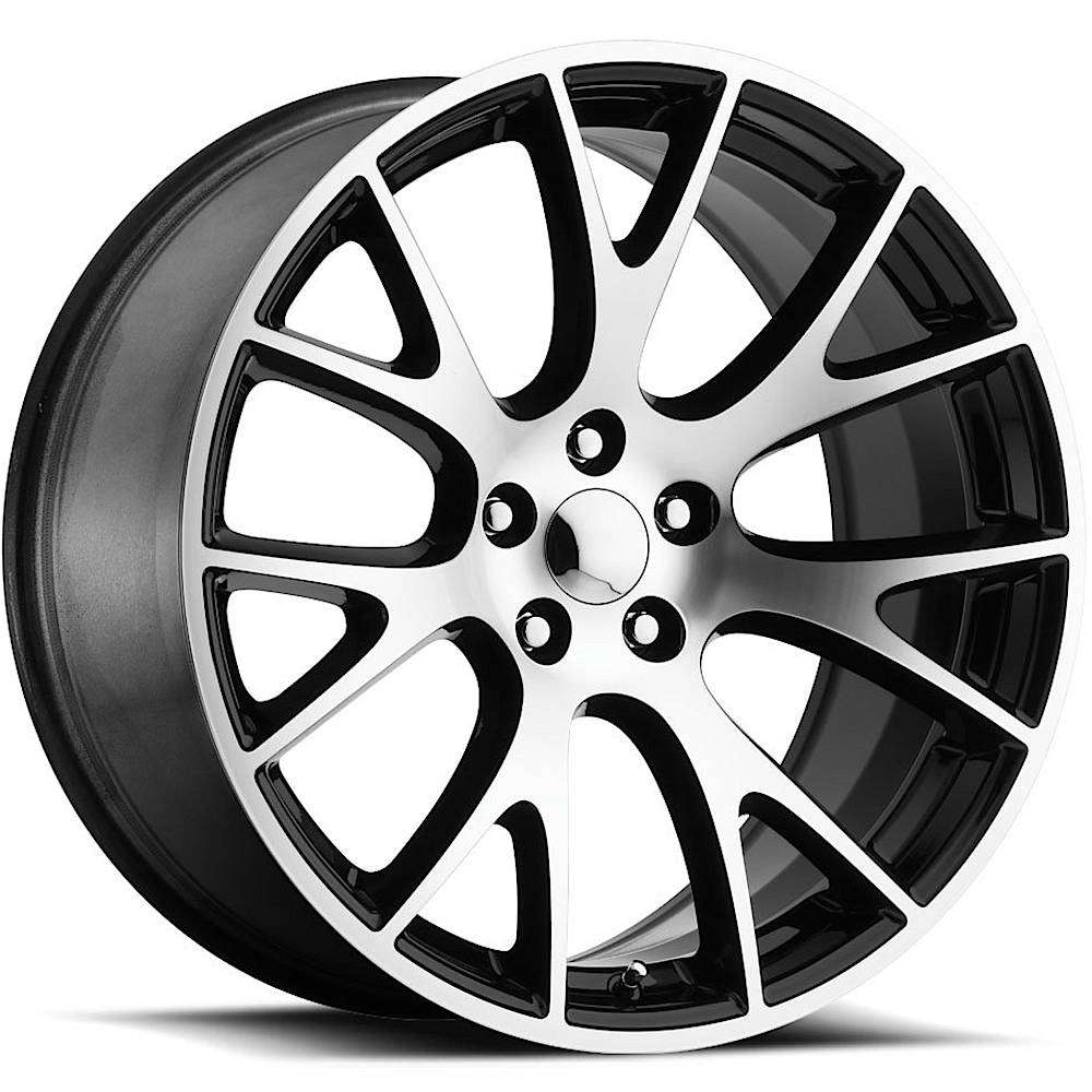 Eclipse Replica 21824x10 +13 Gloss Black with Machined Spoke Faces