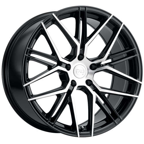 Ennova FFT10920x9 +30 Gloss Piano Black with Machined Spoke Faces