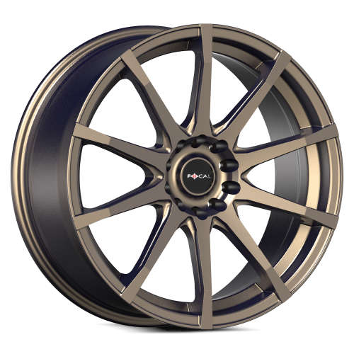 Focal F-53 453 17x8 +42 Satin Bronze with a Clear Coat