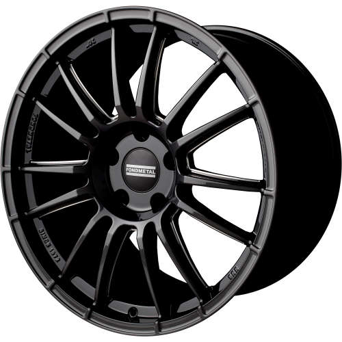 Fondmetal 9RR 183BM 20x8.5 +40 Matte Black with Milled Spoke Edges