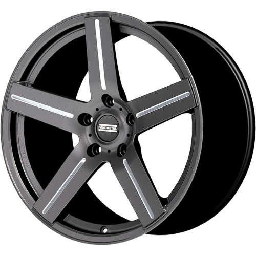 Fondmetal STC-01 187HM 20x11 +25 Gray with a Milled Spoke Stripe