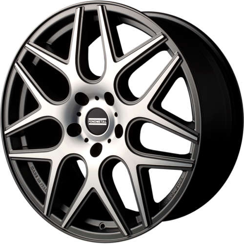 Fondmetal STC-MS 181MH 20x8.5 +52 Matte Titanium Gray with Machined Spoke Faces