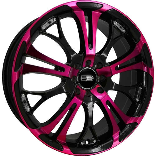 HD Spinout16x7 +40 Pink with Black Accents