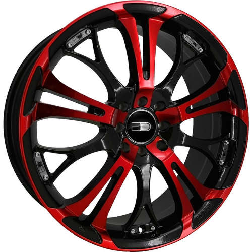 HD Spinout18x7.5 +40 Red with Black Accents