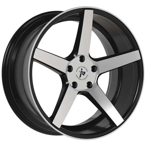 Impact Racing 504 504BMF 20x8.5 +35 Gloss Black with Machined Spoke Faces