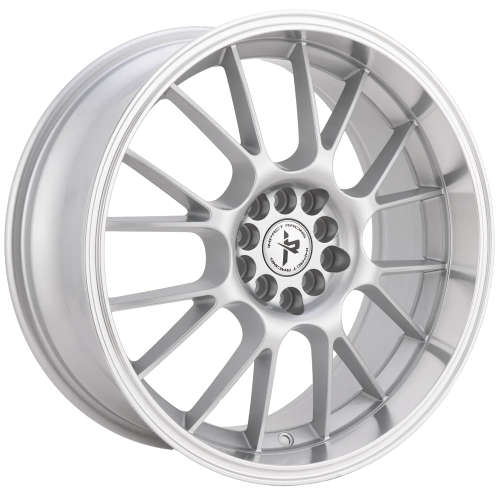 Impact Racing 508 508SML 18x8 +38 Silver with a Machined Lip