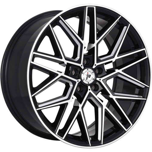 Impact Racing 602 602BMF 20x8.5 +35 Black with Machined Spoke Faces and Milled Accents