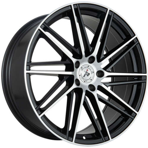 Impact Racing 609 609BMF 20x8.5 +35 Gloss Black with Machined Spoke Faces