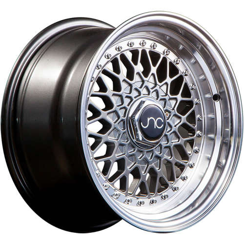 JNC JNC00417x8.5 +15 Gunmetal Gray with a Machined Lip