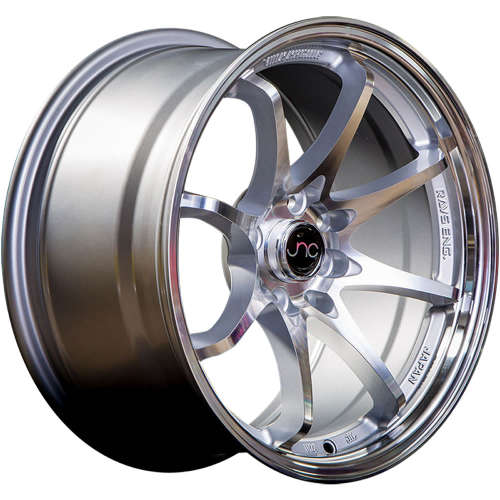 JNC JNC00618x9.5 +35 Silver with a Machined Face and Lip