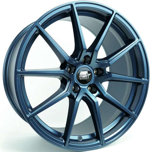 MST Flow Formed Delta18x9.5 +38 Cerulean Blue Pearl